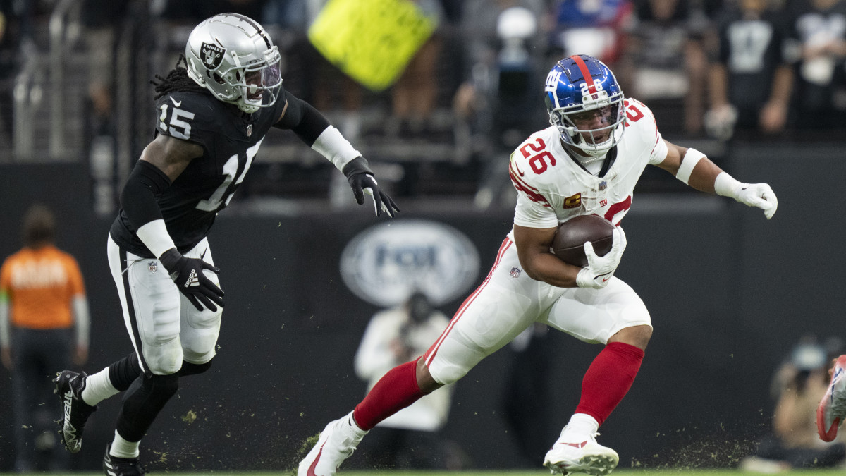 New York Giants running back Saquon Barkley.