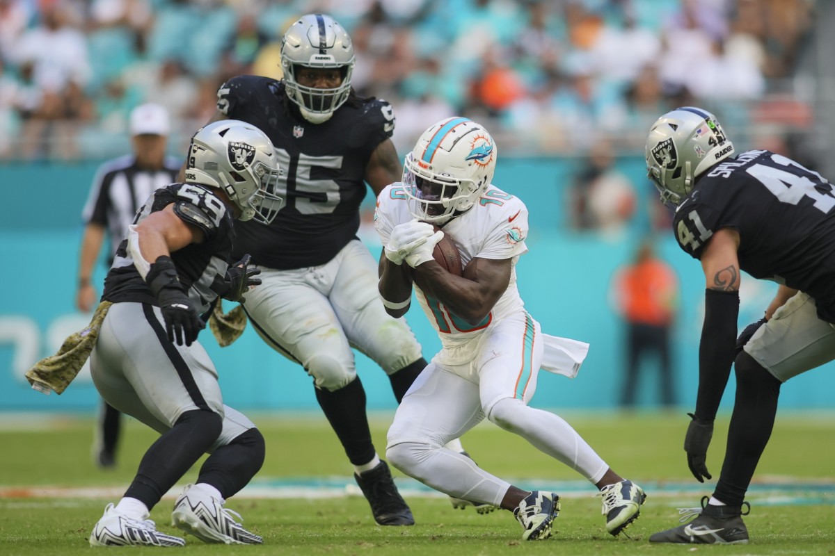 The Las Vegas Raiders defense shined despite losing to the Miami Dolphins.