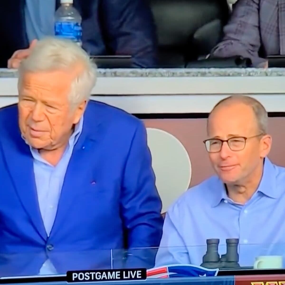 Like all Patriots fans, Robert and Jonathan Kraft are disgusted by what they're watching this season.