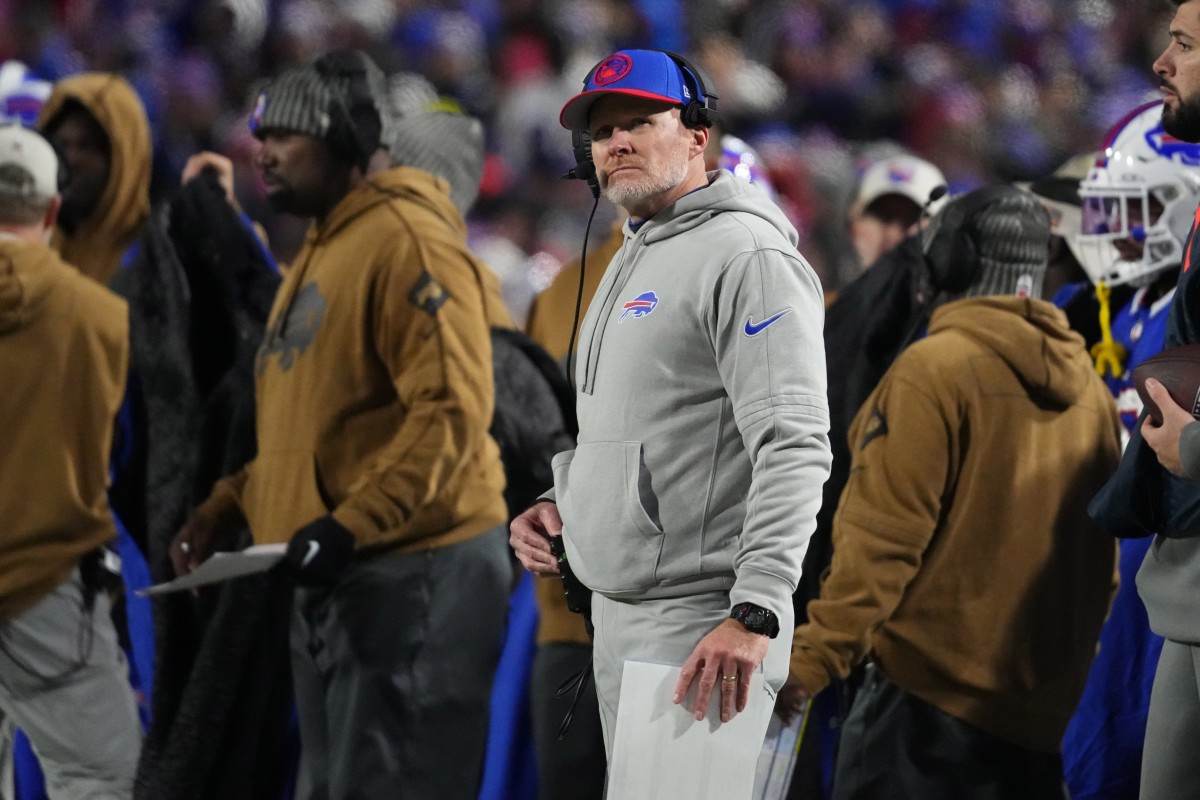 Bills coach Sean McDermott fired his offensive coordinator Tuesday but the move paid dividends in Buffalo's 32-6 win over the Jets in Week 11.
