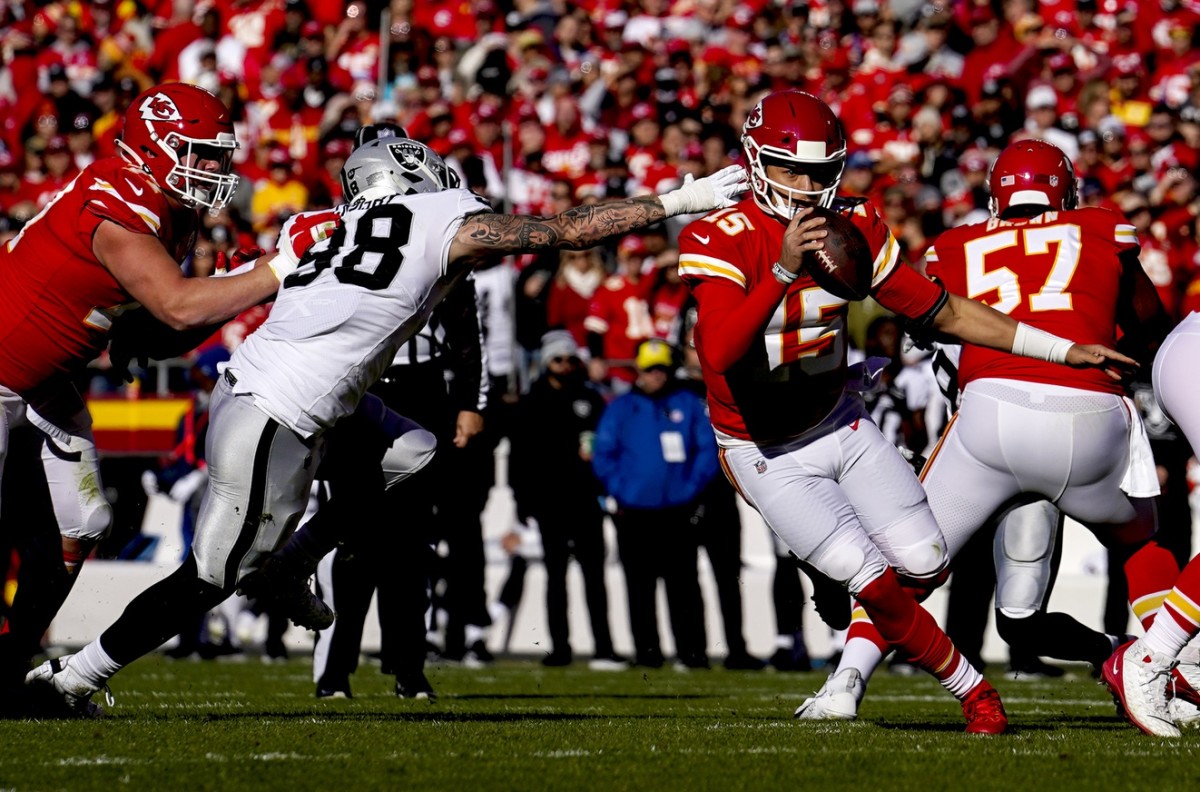 The Las Vegas Raiders will face the Kansas City Chiefs for the first time this season on Sunday.