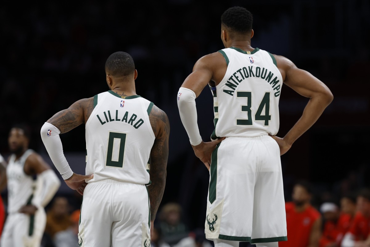 Giannis and Lillard grades of 'As' at the halfway mark of the season ...
