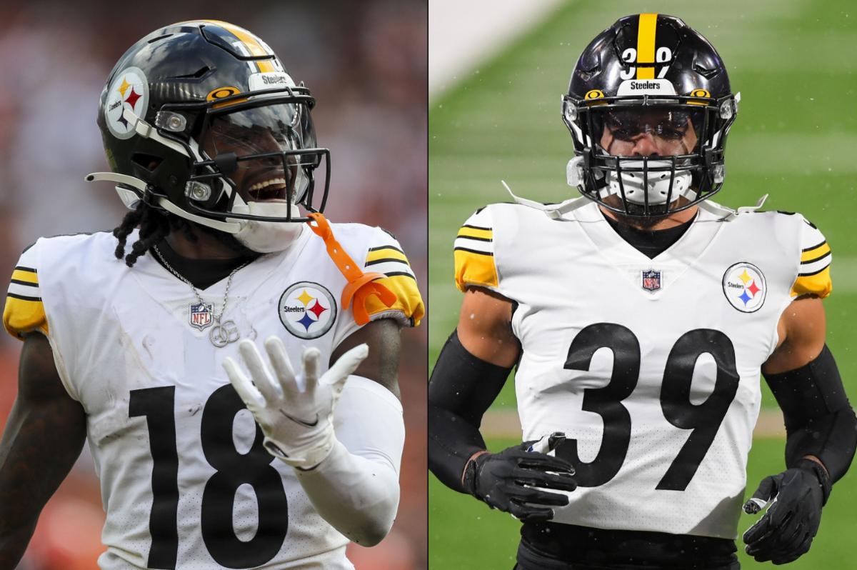 Pittsburgh Steelers' Diontae Johnson, Minkah Fitzpatrick Separated