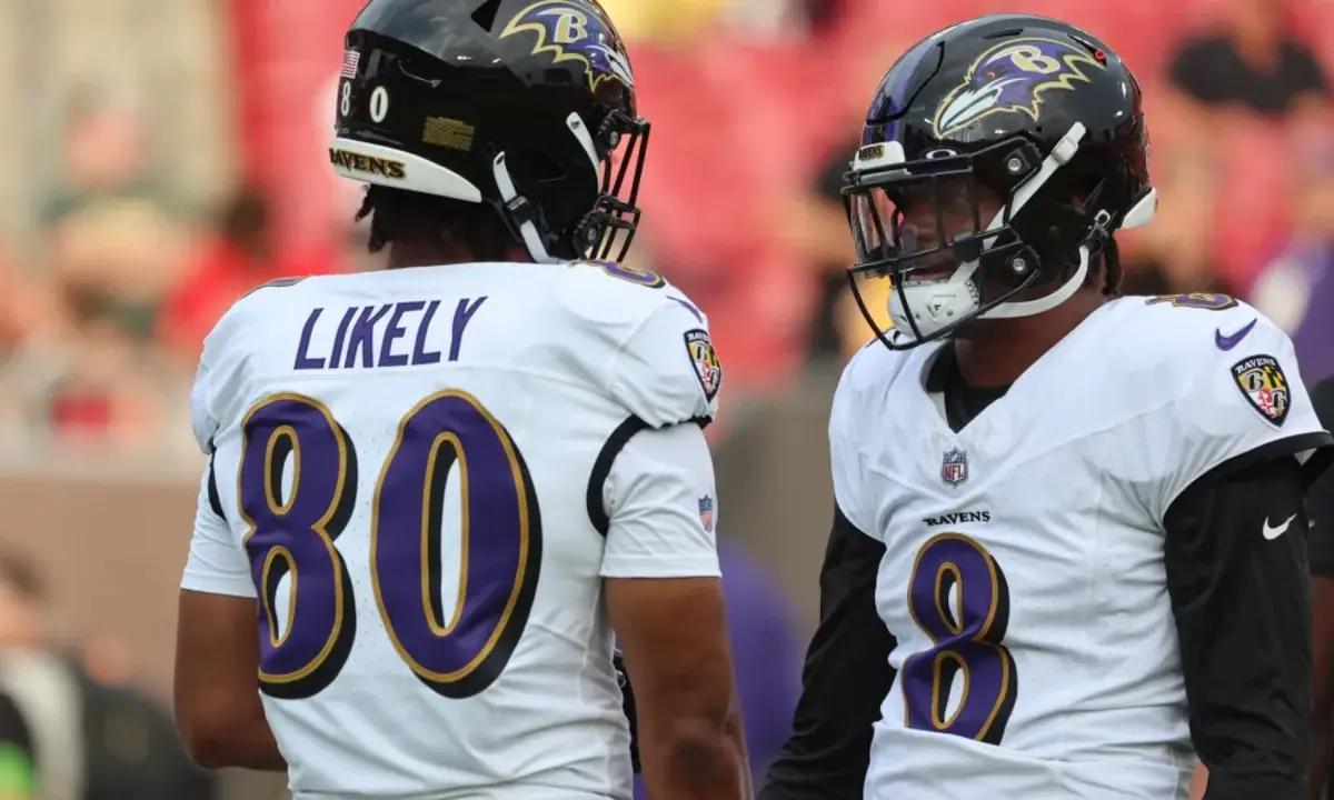 Ravens tight end Isaiah Likely showed promise in the first game, stepping in for Mark Andrews.