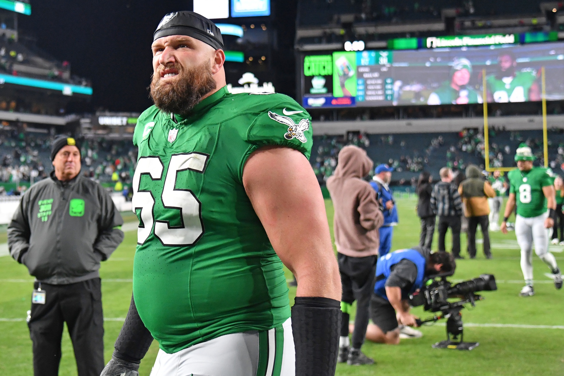 Lane Johnson had soreness in his groin and missed the Week 12 win over the Buffalo Bills, though the right tackle should be good to go when the San Francisco 49ers visit Philly in Week 13