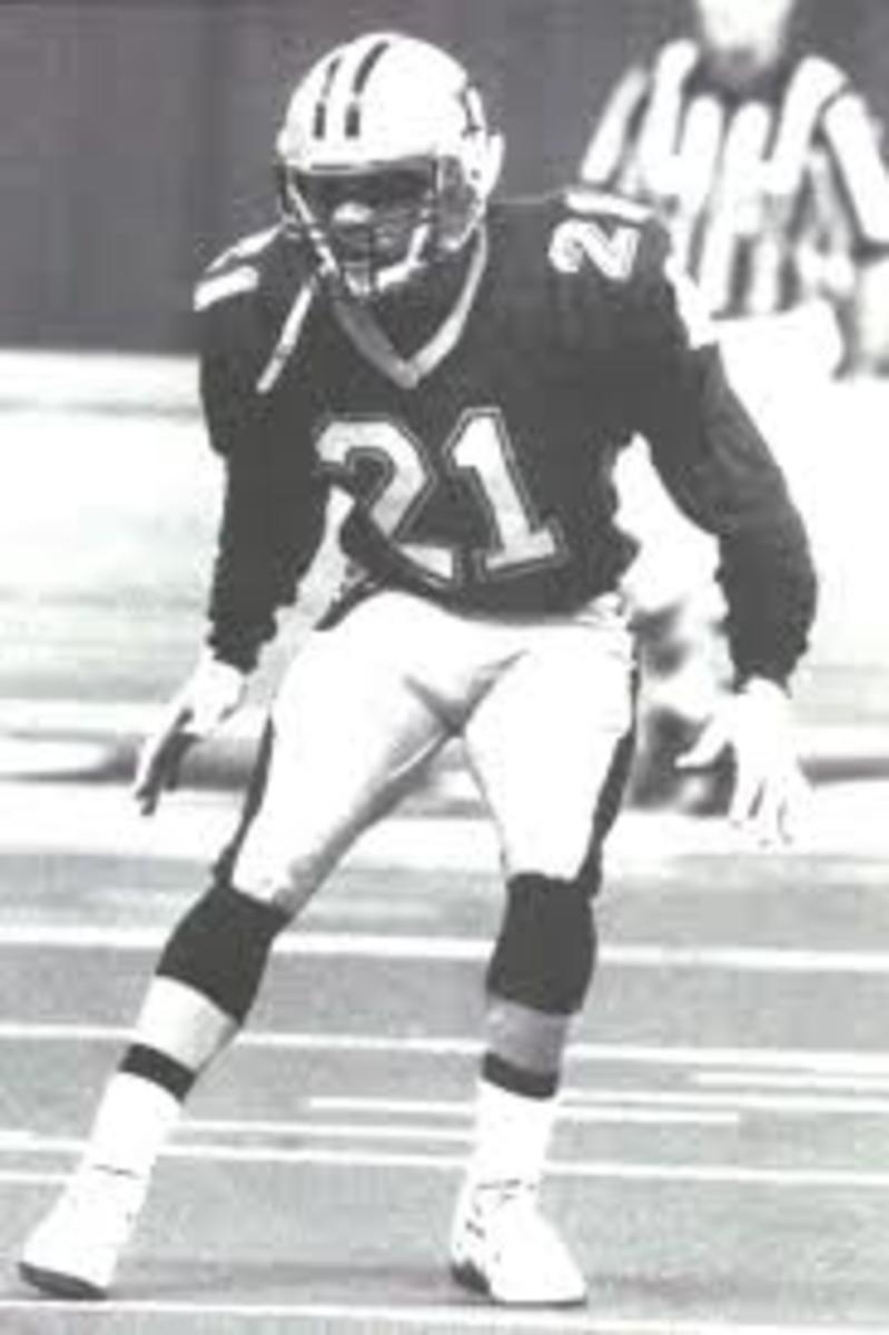 Former New Orleans Saints CB Eric Allen (21). Credit: New Orleans Saints History 