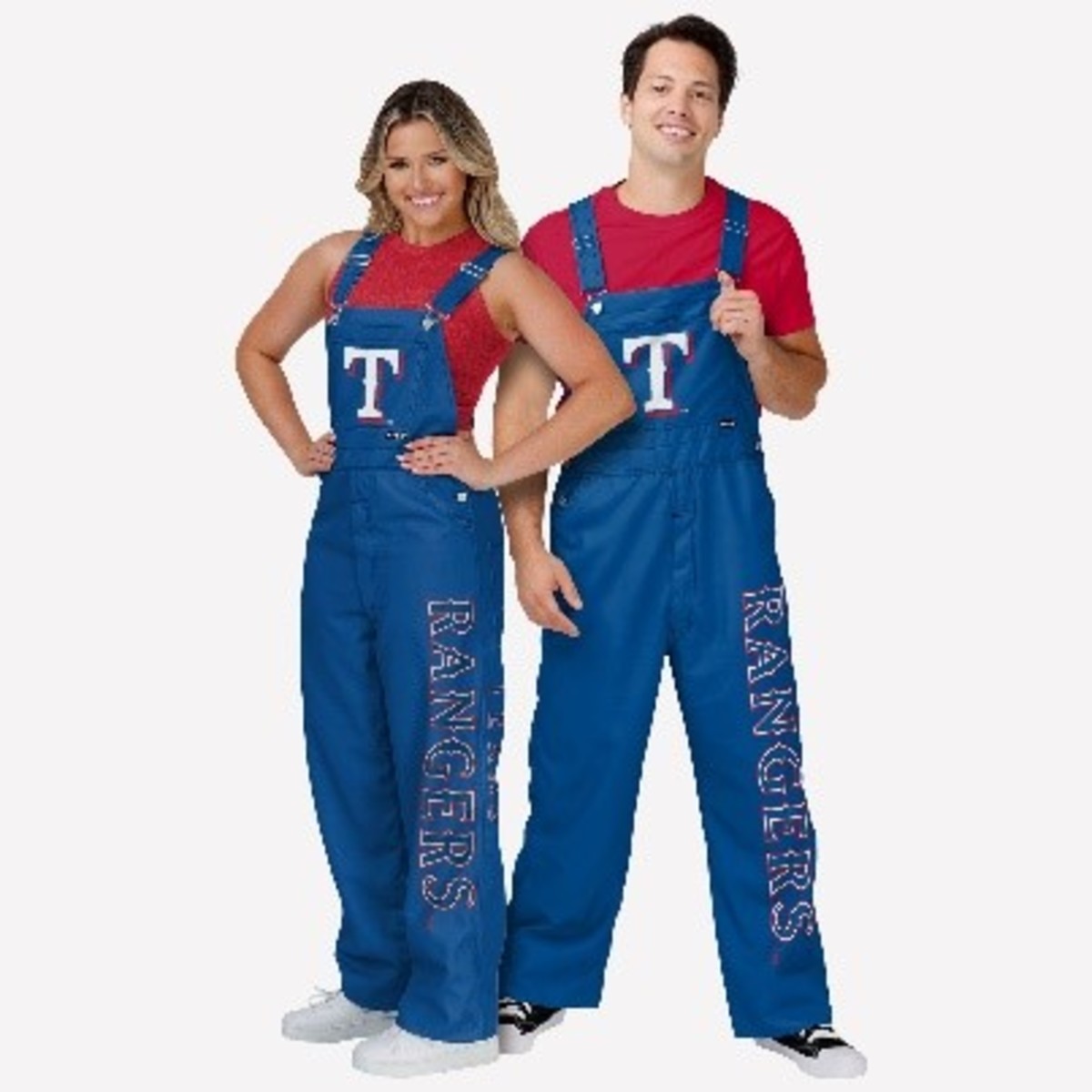 Texas Rangers Big Logo Bib Overalls