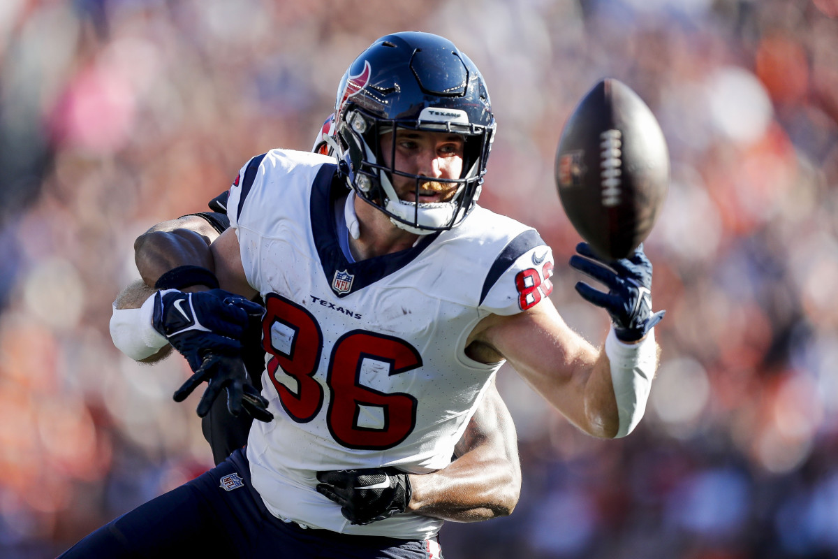 Tight end Dalton Schultz has been productive in his first season with the Houston Texans. 