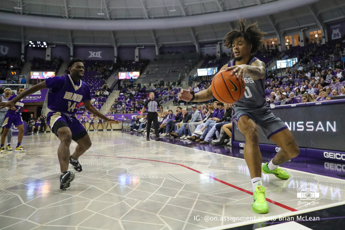 TCU's Micah Peavy against Alcorn State.