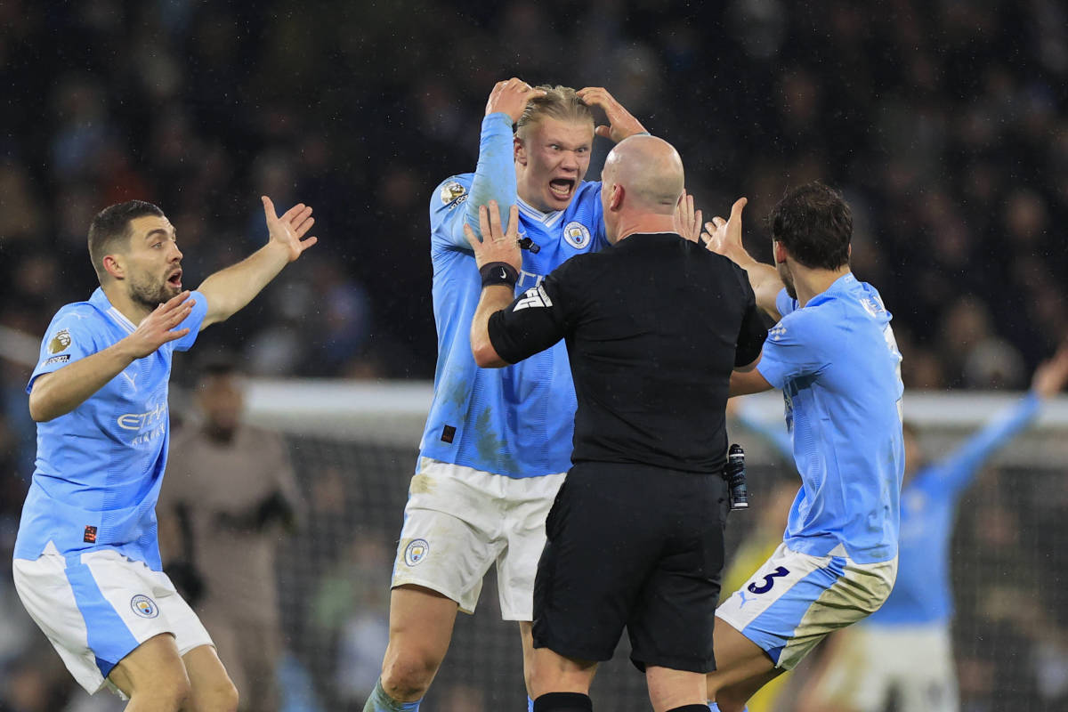 Haaland, uno de los protagonistas en el juego del Manchester City