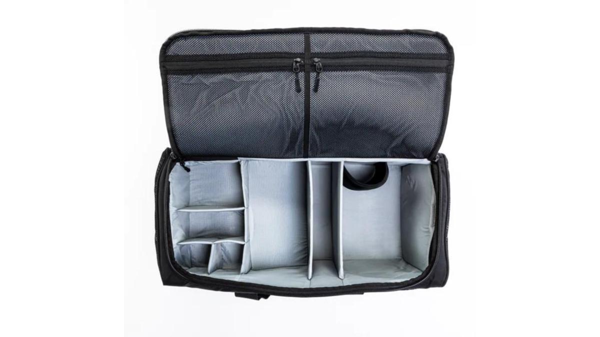 Haven Athletic gym bag features compartments and dividers for