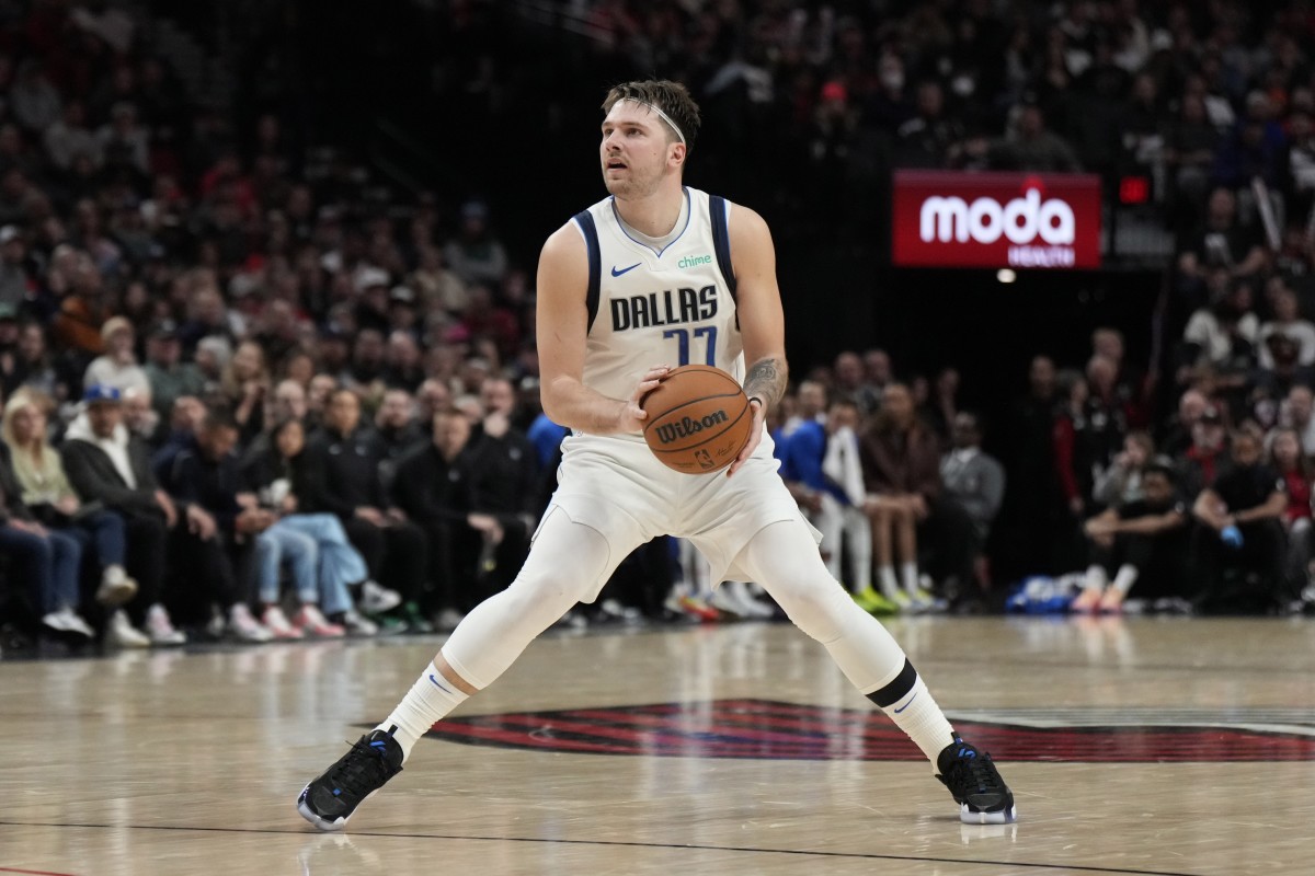 Luka Doncic, Dallas Mavericks, Portland Trail Blazers