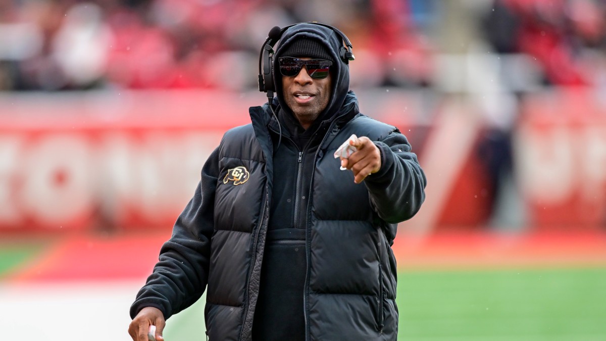 Colorado head coach Deion Sanders