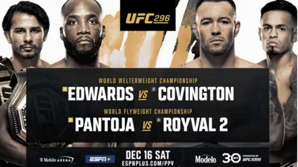 UFC 296 Results & Highlights: Edwards Outworks Covington - Sports ...