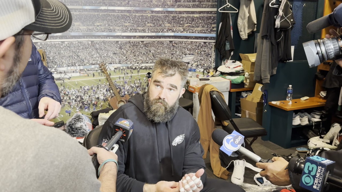 Jason Kelce answers questions leading up to Week 15 matchup in Seattle vs. Seahawks