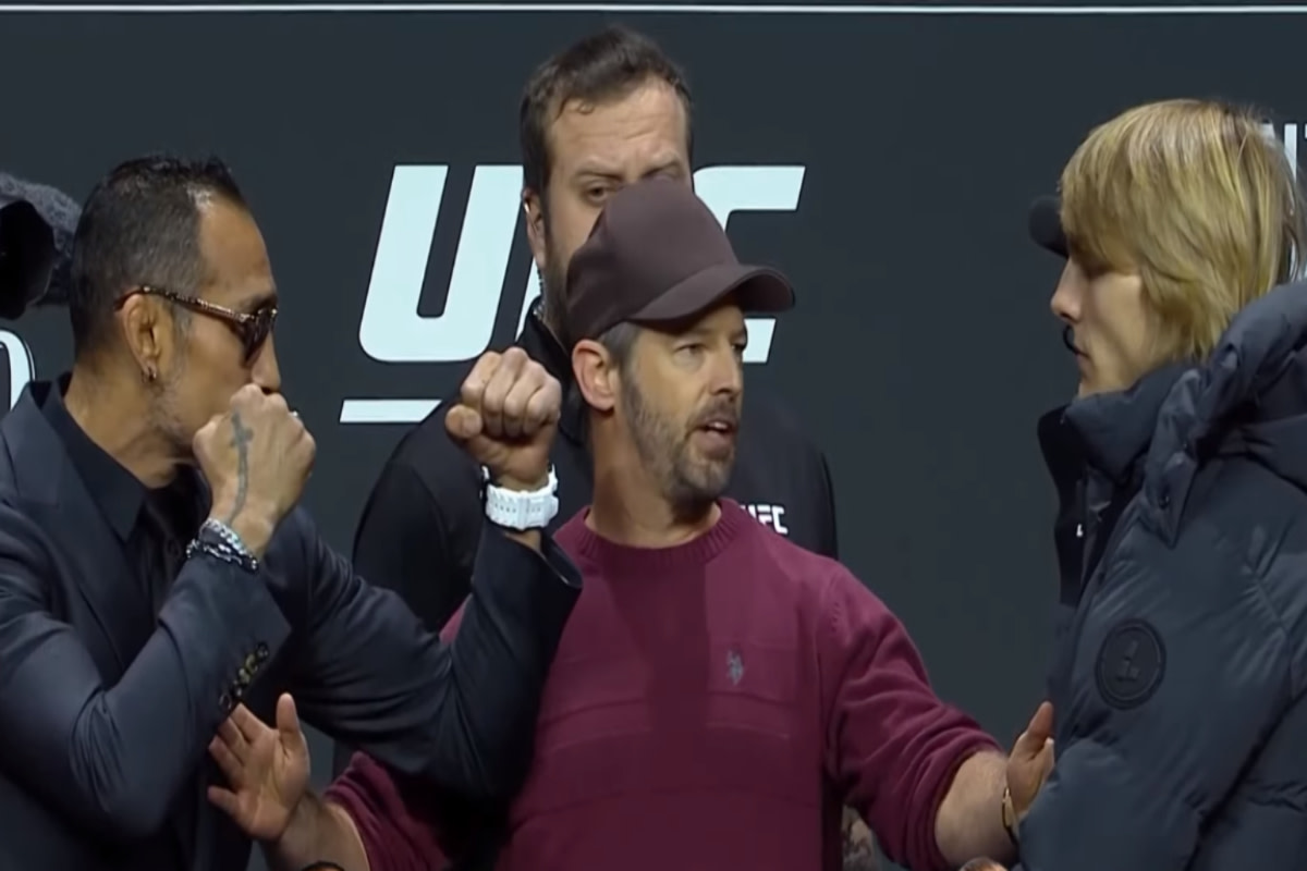 Tony Ferguson and Paddy Pimblett lock eyes ahead of UFC 296.