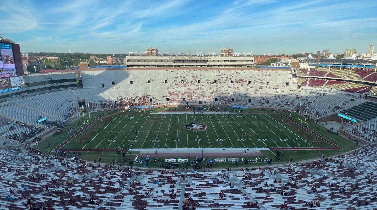 A view of FSU's Doak S. Campbell Stadium before a game vs. Duke.