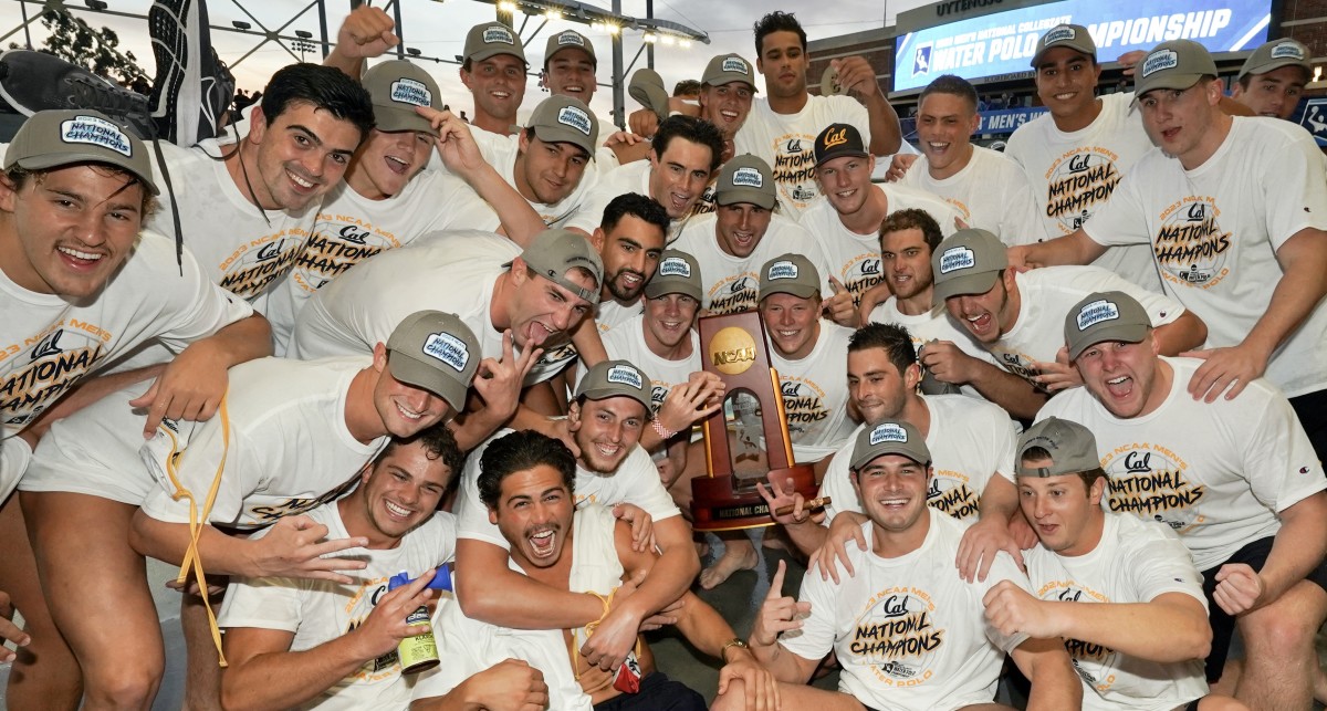 Cal's championship water polo team