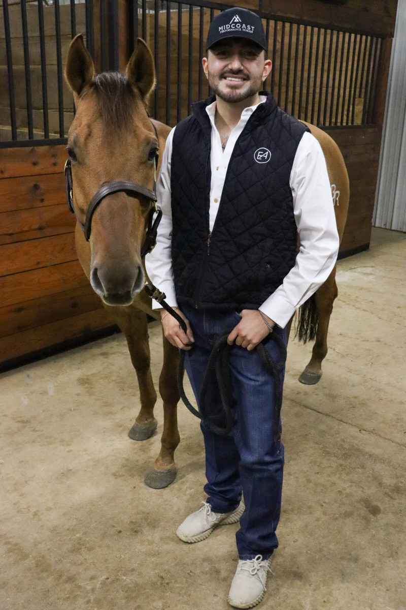 Spencer Castro, Owner and Founder of Midcoast Performance Horses and equineauction.com.