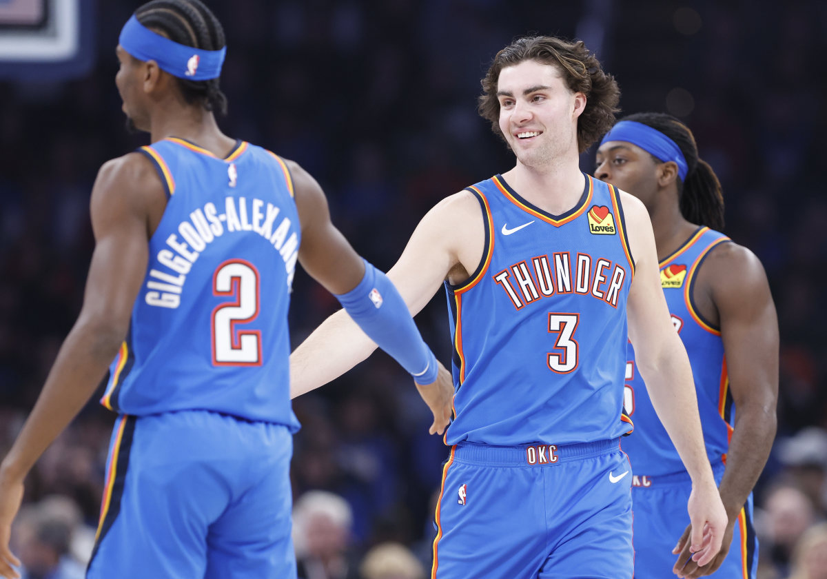 OKC Thunder: Josh Giddey Finding Comfortability in Off-Ball Role - Sports  Illustrated Oklahoma City Thunder News, Analysis and More