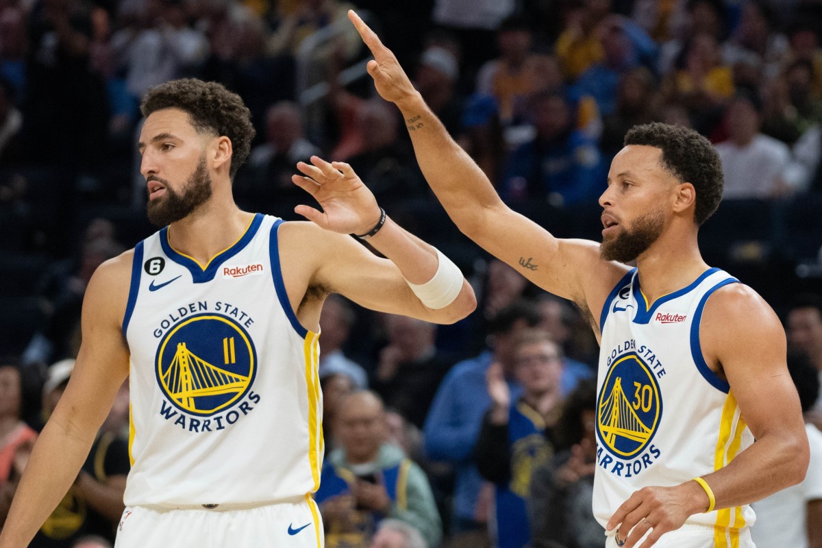 Video Of Steph Curry And Klay Thompson Going Viral After Heat Warriors Game Fastbreak On Fannation 