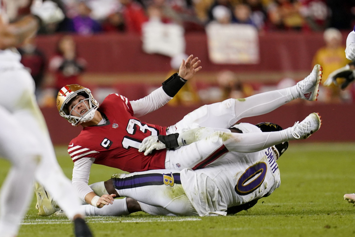 Kyle Shanahan Says 49ers QB Brock Purdy Can Be Too Hard On Himself ...