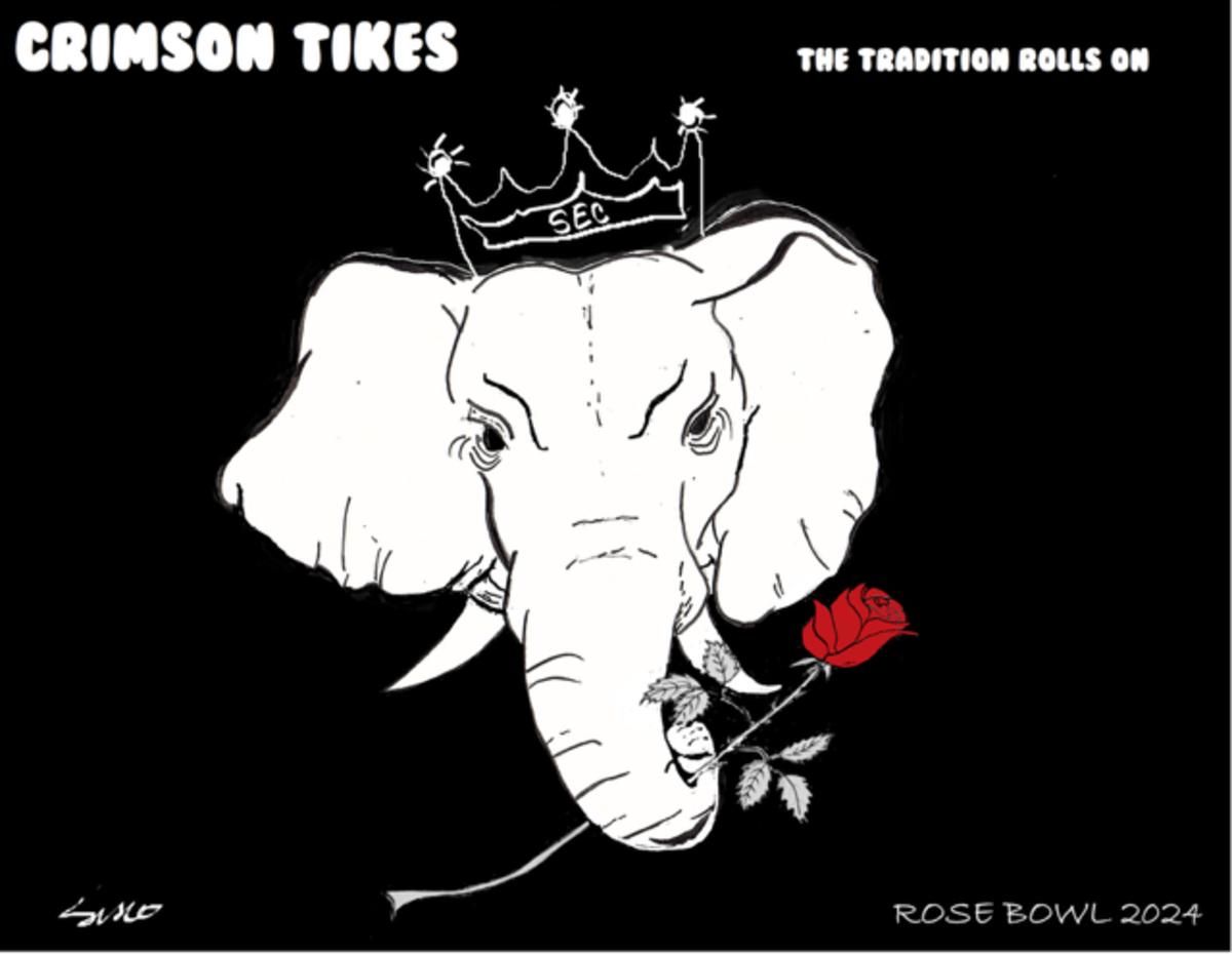 Crimson Tikes 2024 Rose Bowl Sports Illustrated Alabama Crimson Tide