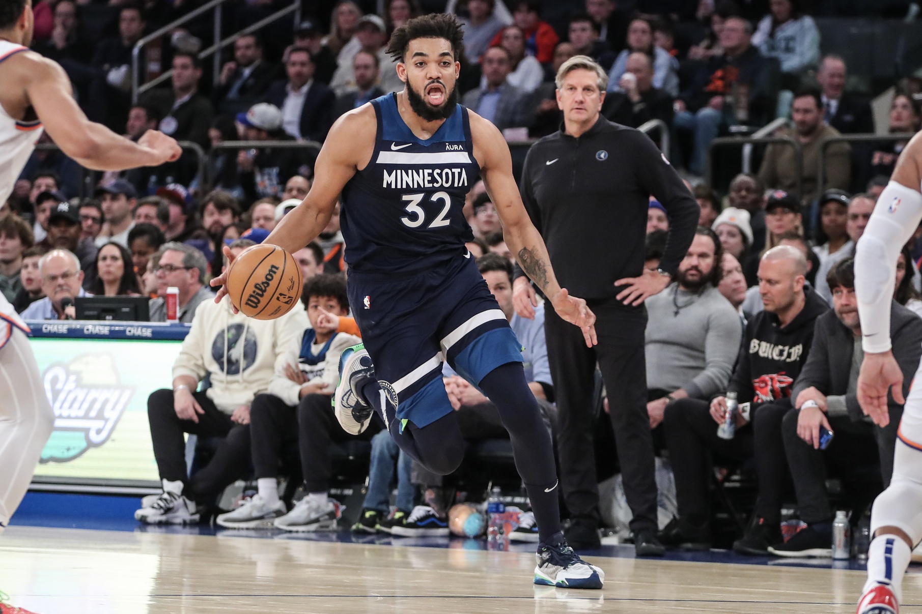 Karl-Anthony Towns, Chris Finch