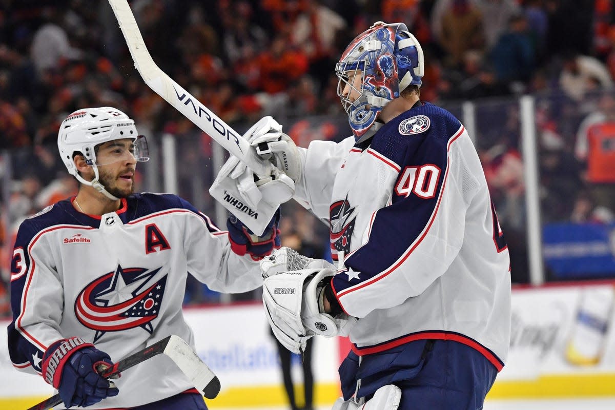 Blue jackets store new jersey