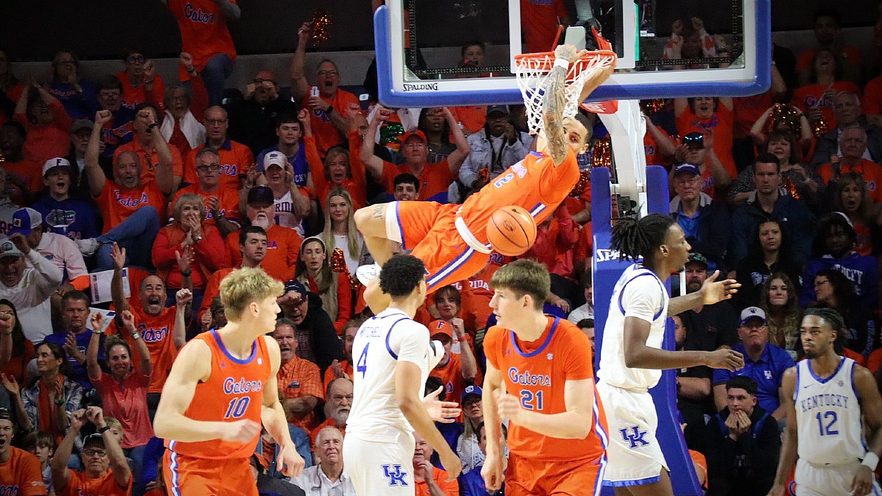 Gators guard Riley Kugel vs. Kentucky