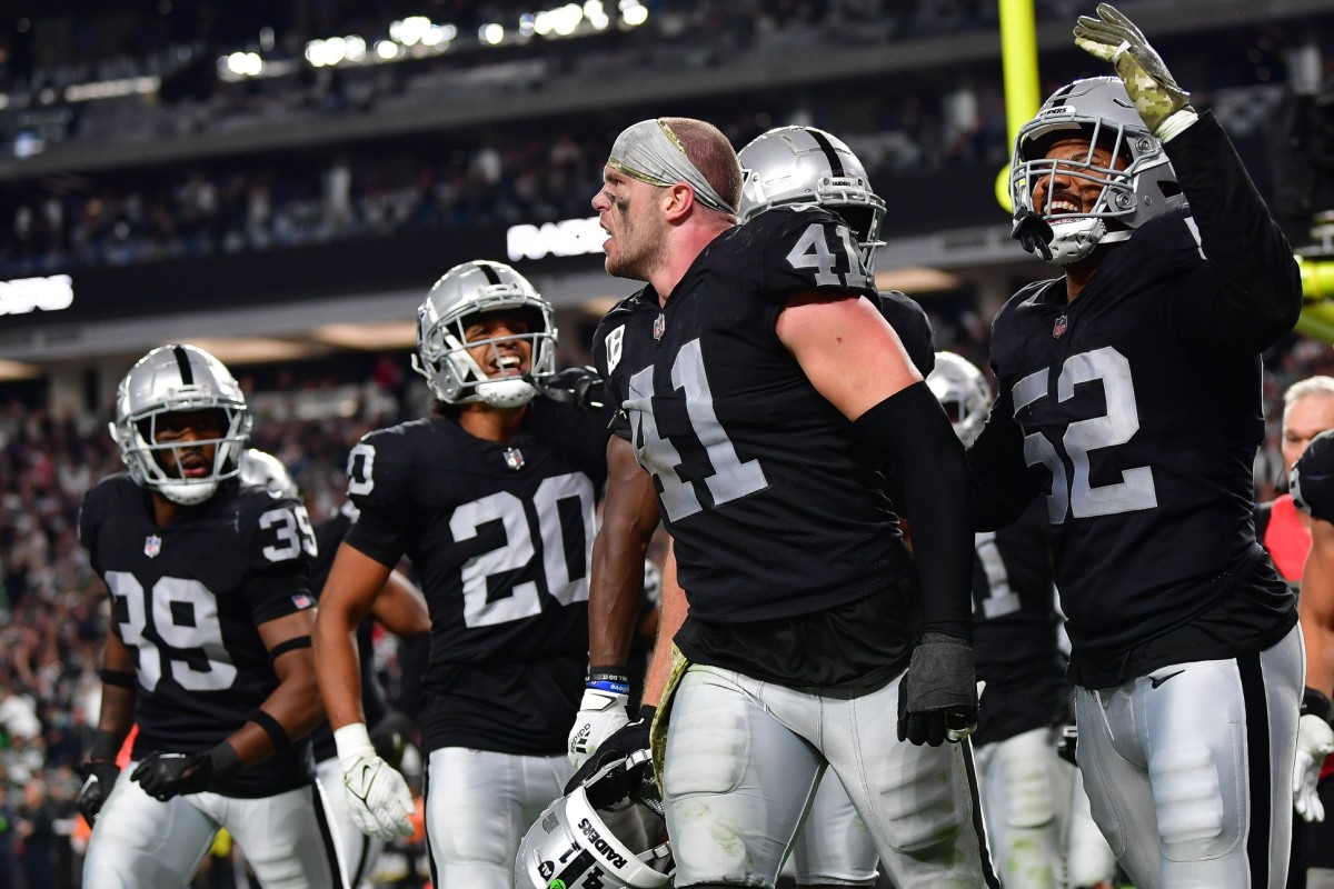 Las Vegas Raiders under contract Linebacker Robert Spillane Sports