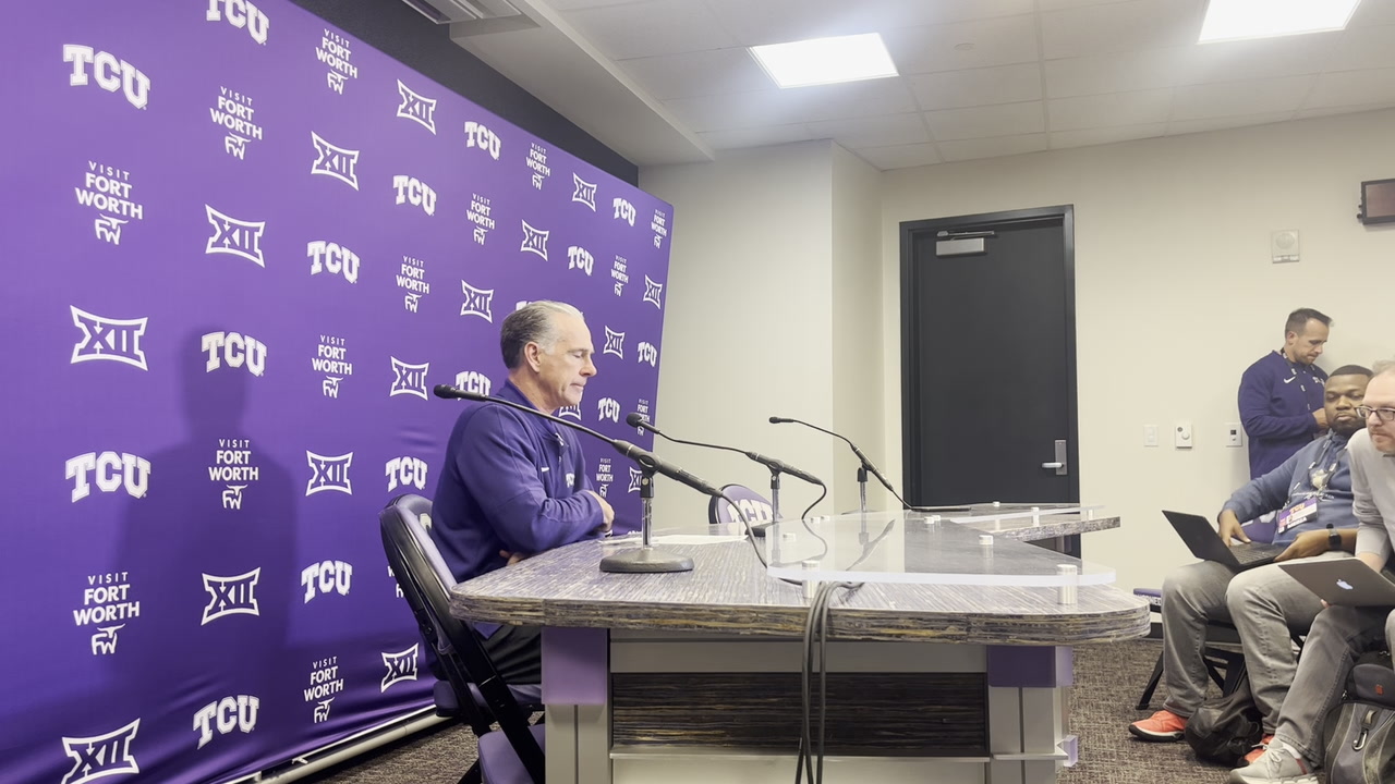 WATCH! TCU Coach Dixon Discusses Win over Houston - Sports Illustrated ...