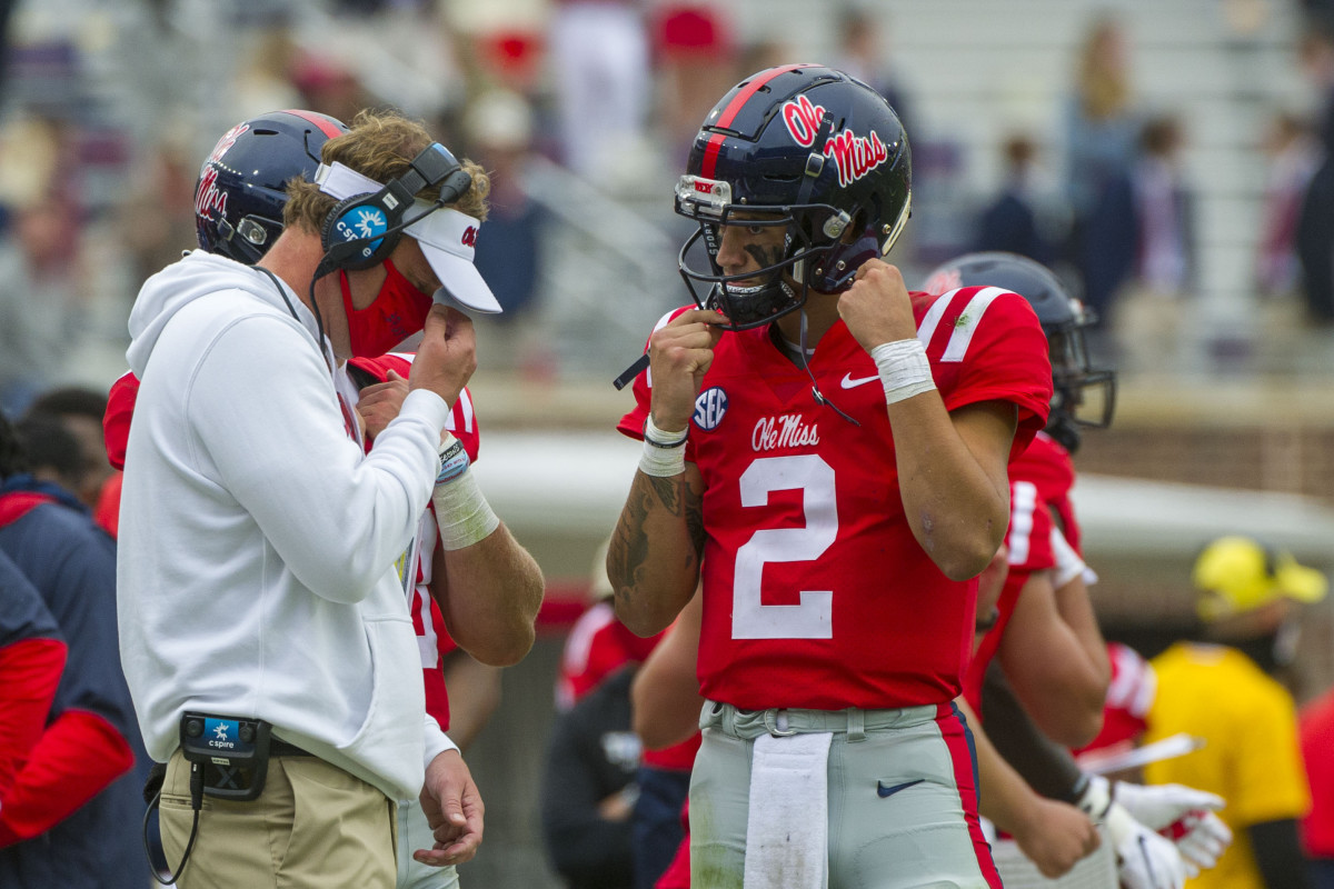 Matt Corral, Lane Kiffin