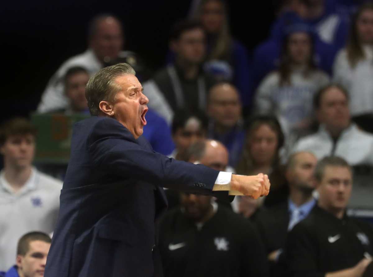 Kentucky s John Calipari coaches against Mississippi State Wednesday night in Rupp Arena. Jan. 17, 2024