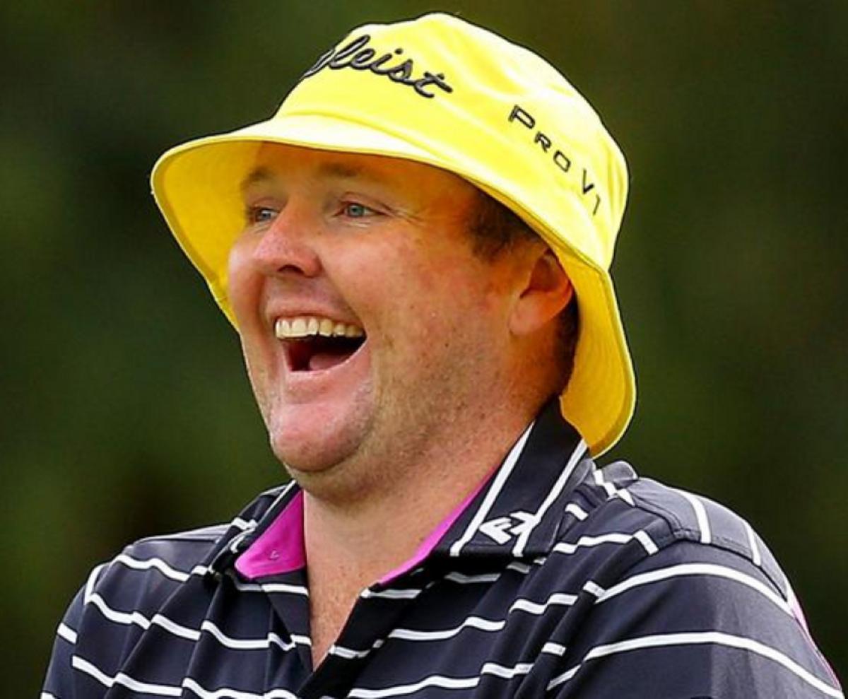 Titleist offers a yellow bucket hat, just like the late Jarrod Lyle wore on the PGA Tour, with proceeds to benefit Lyle’s family.