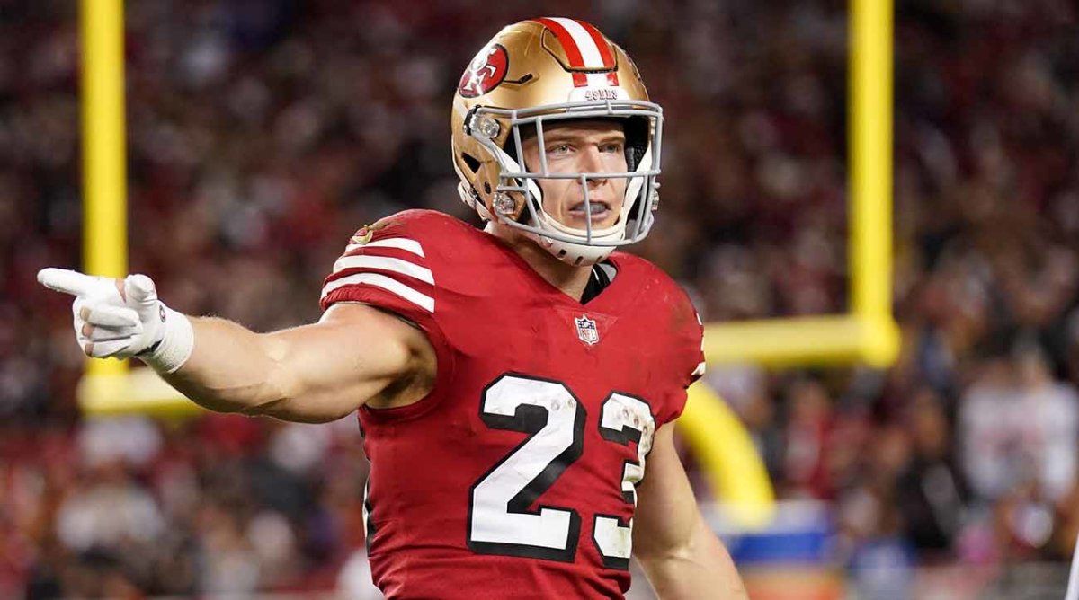 San Francisco 49ers running back Christian McCaffrey