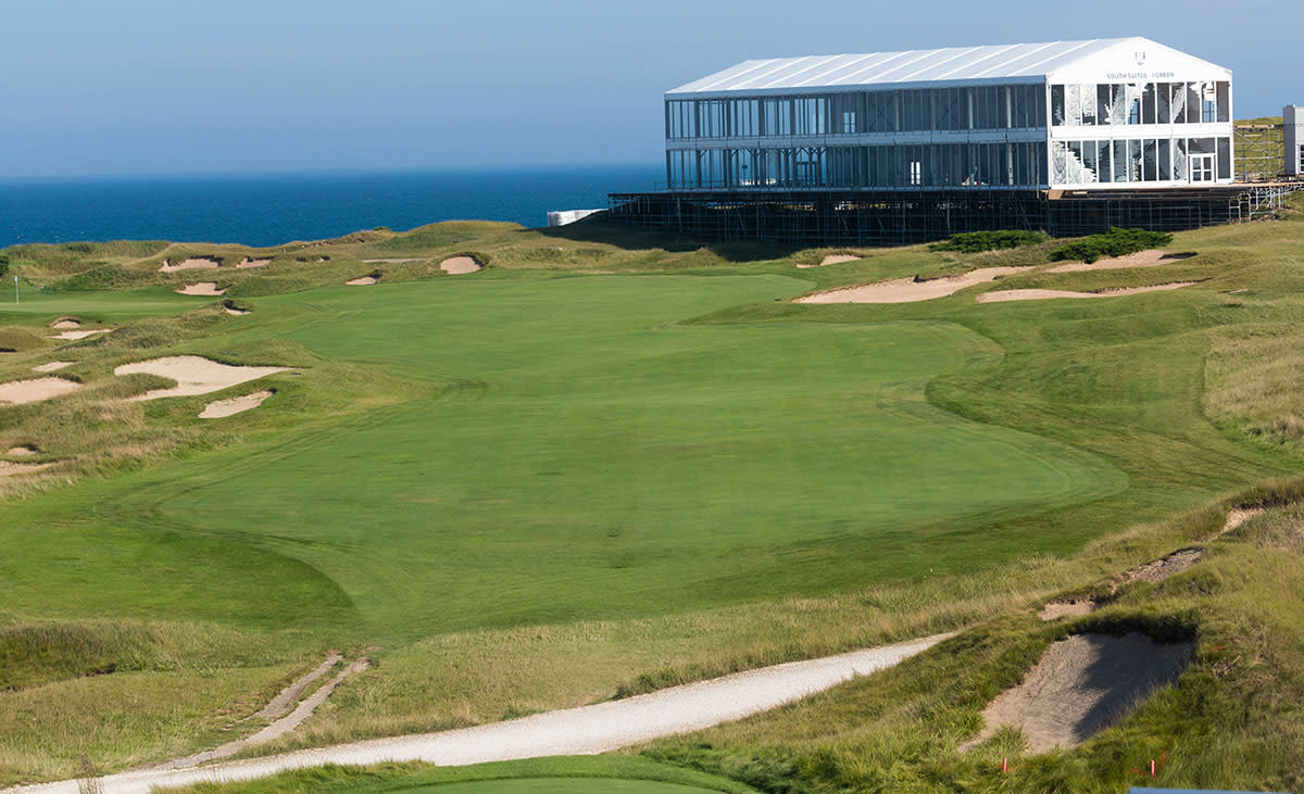 The first hole at Whistling Straits.