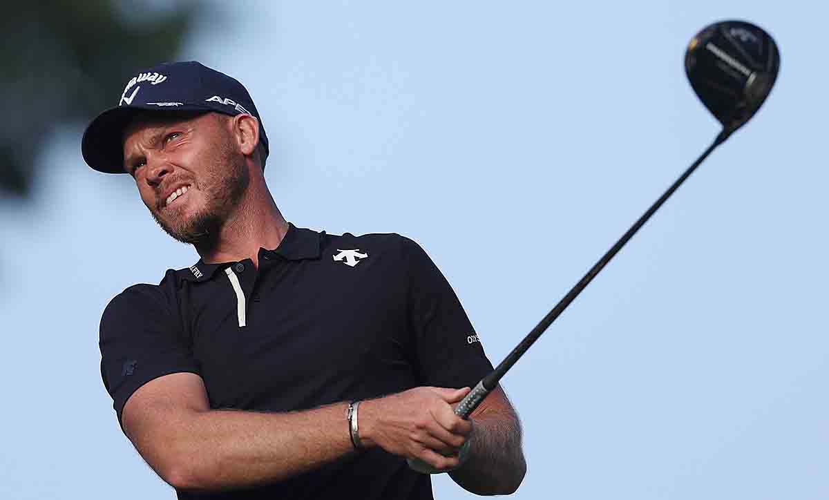 Danny Willett of England tees off on the 13th hole during Day Two of the 2013 Horizon Irish Open.