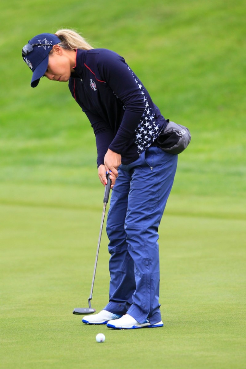 Danielle Kang avoids a pace-of-play penalty in Danielle Kangsingles, but she and the Americans lose anyway.