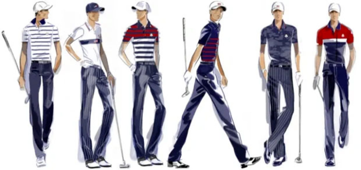 The 2021 American Ryder Cup uniforms.