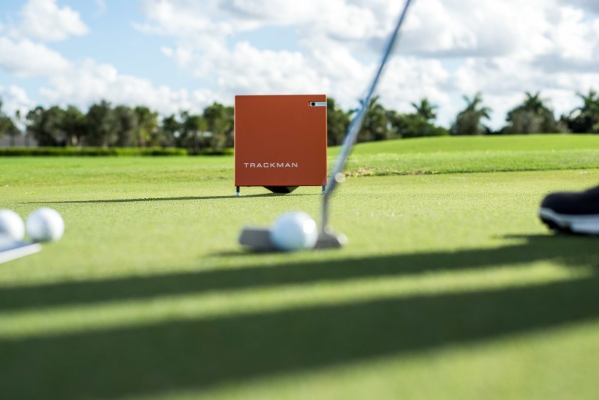 TrackMan measures golf ball trajectory in a variety of ways, and also analyzes a swing's speed, attack angle, club path and face angle. Within a second it can pinpoint the landing position with an accuracy of less than 1 foot at 100 yards.