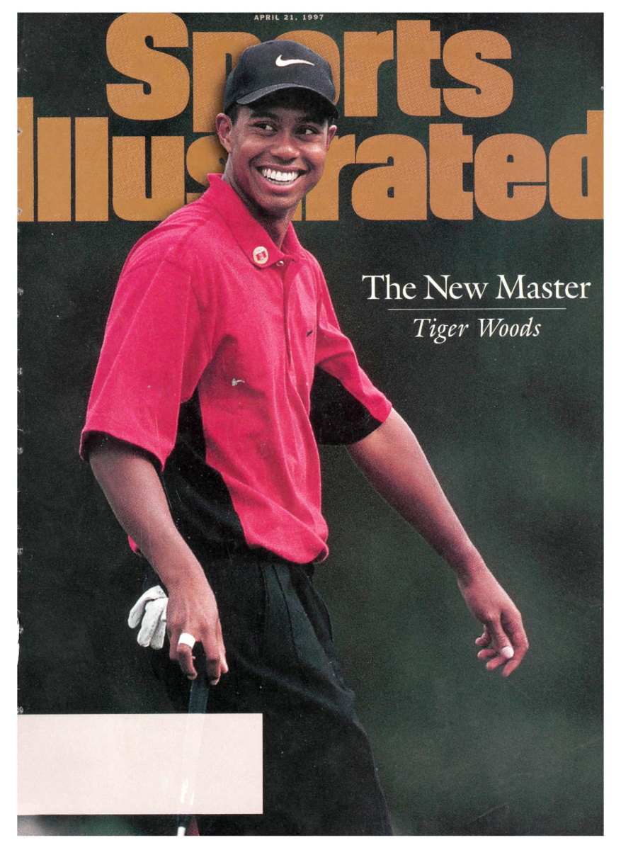 Tiger on the cover of Sports Illustrated after winning his first major. vault.si.com