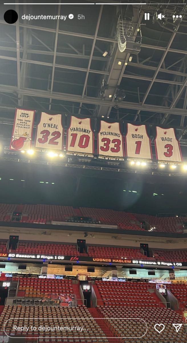 Dejounte Murray's Intriguing Instagram Story Before Hawks-Heat Game ...