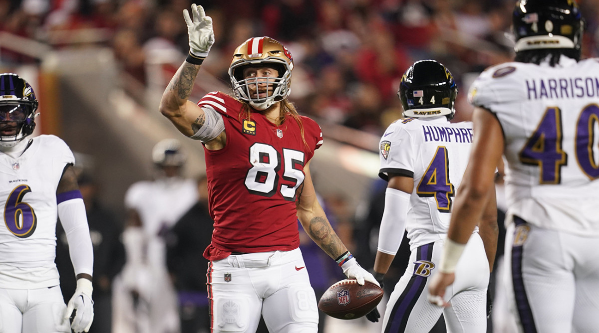 San Franciaco 49ers tight end George Kittle