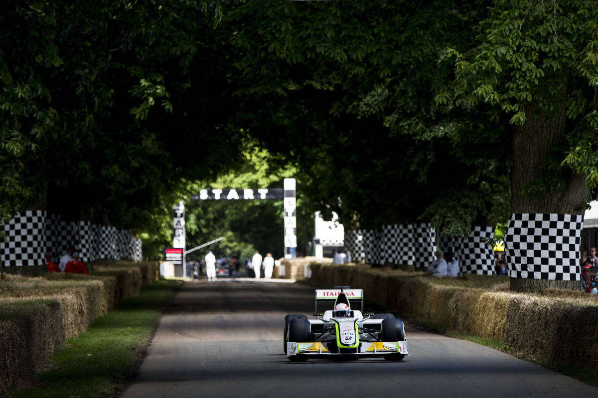 Brawn GP - Martin Brundle - Goodwood Festival of Speed