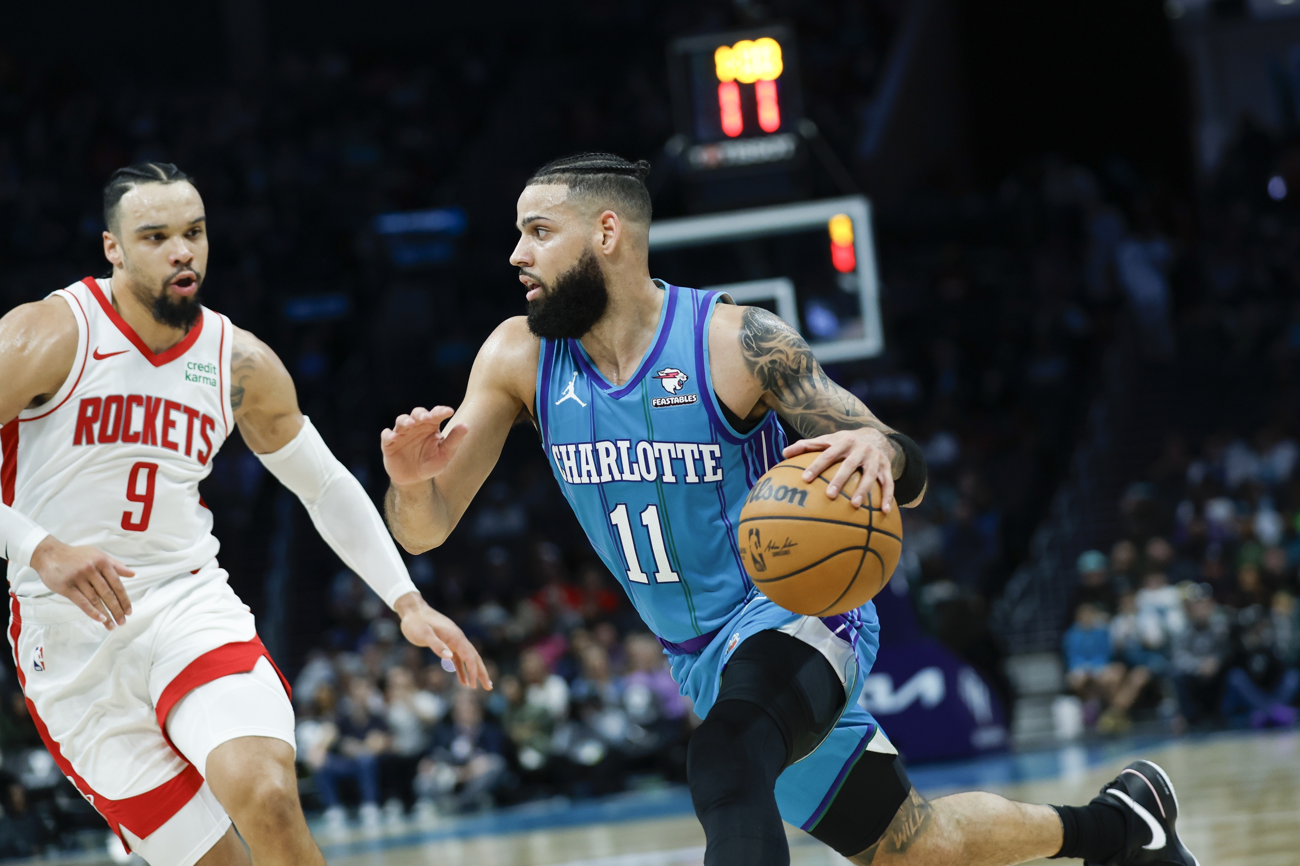 Individual + Team Stats Charlotte vs. Houston Rockets Sports