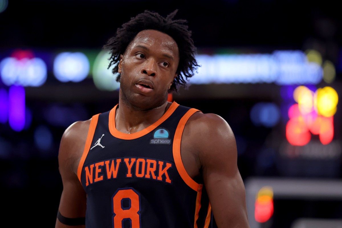 Knicks' OG Anunoby ruled out with elbow injury against Hornets
