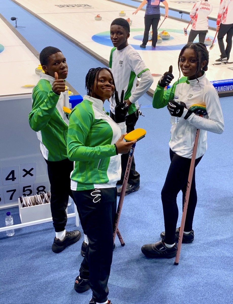 Breaking Ice Barriers − Nigeria's curling team play starring role at  Gangwon 2024