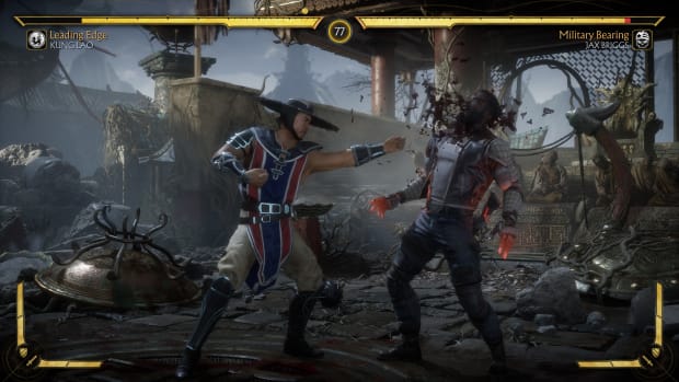 Kung Lao and Jax Briggs in Mortal Kombat 11