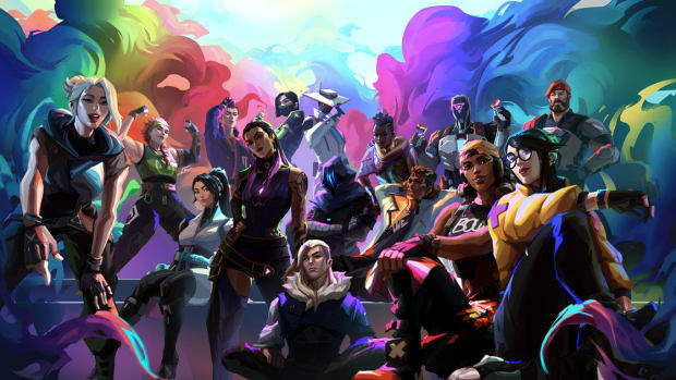 Valorant Pride Month splash art